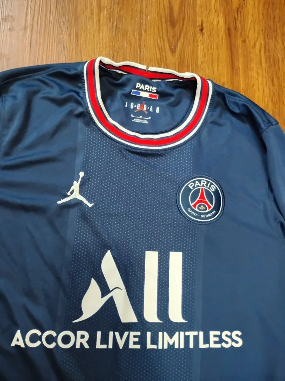 Jordan Paris St. Germain Soccer Jersey Football 2022-23 Home